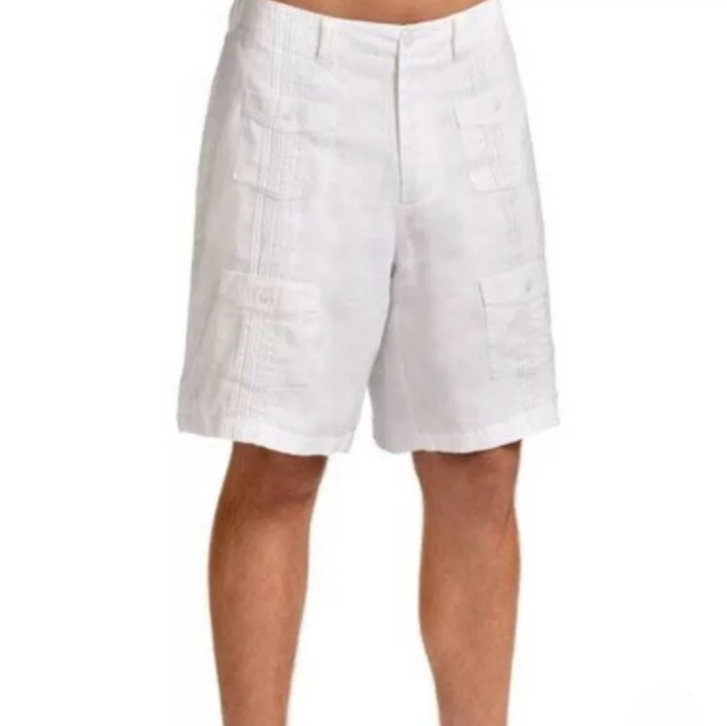 100 Linen Island Company Mens Batabano Short Brand New